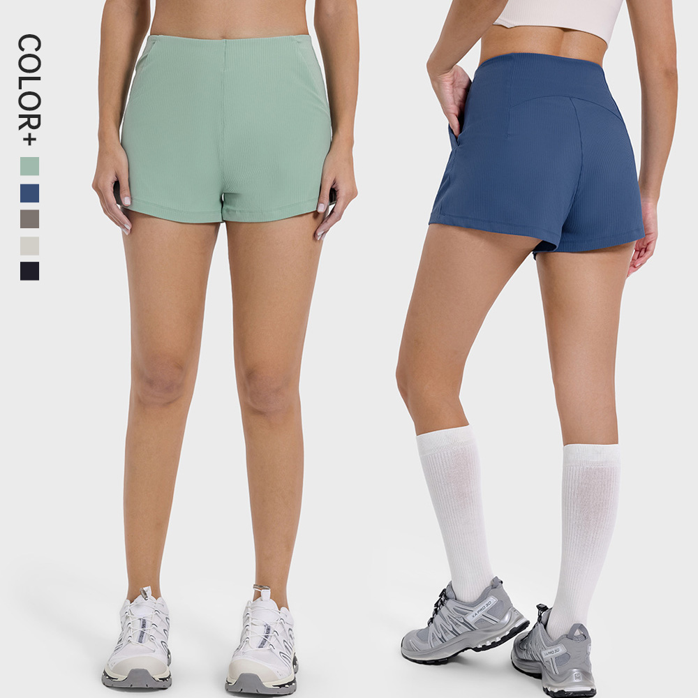Yoga Fitness Drawing - シンベン-ドロースレッド付きのカジュアルなフィットネスショーツ,快適,通気性,ハイ,新品,クール