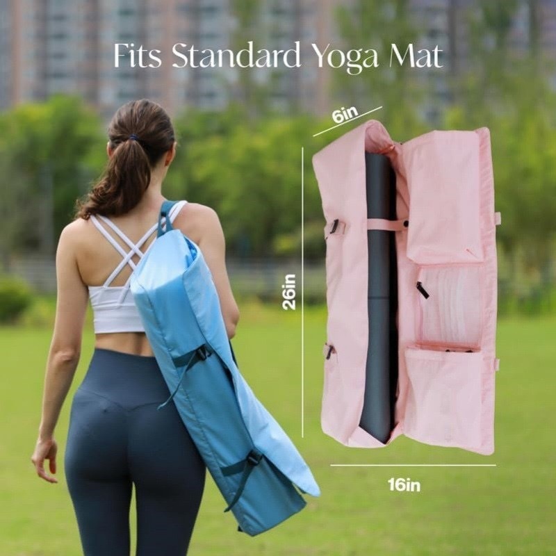 Fitness Yoga - ヨガバッグ、ヨガマット収納バックバッグ、調節可能なカジュアルフィットネスバッグ付き