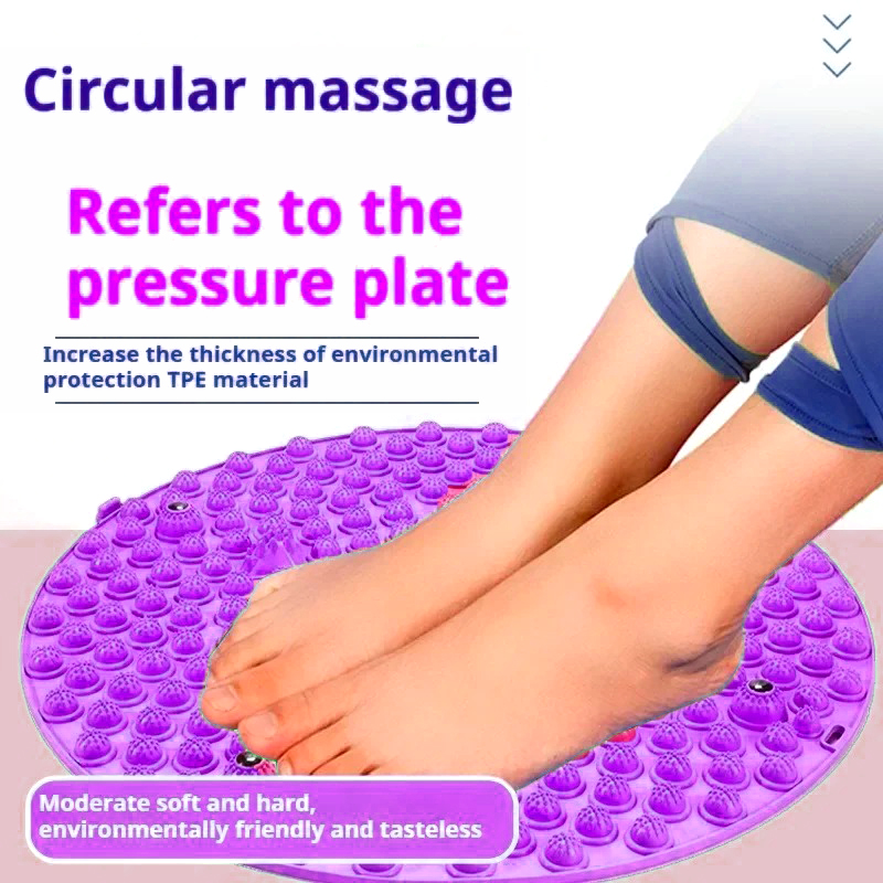 Yoga Of Fitness Mat - ラウンドフットマッサージ指圧マット、筋肉のリラクゼーション、鍼治療マット、ピラティスフィットネス、ヨガアクセサリー、トレーニング、トレーニング