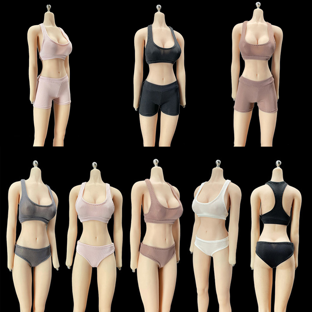Yoga In Fitness First - 1/6 女性兵士ヨガセット体操服フィットネストップ半袖シャツショーツスポーツスーツアクセサリー 12 インチアクションフィギュアモデル用