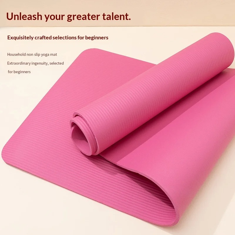 特厚滑り止めヨガマット、衝撃吸収、幅広ピラティスフィットネス - Yoga Of Fitness Mat のレビューと価格