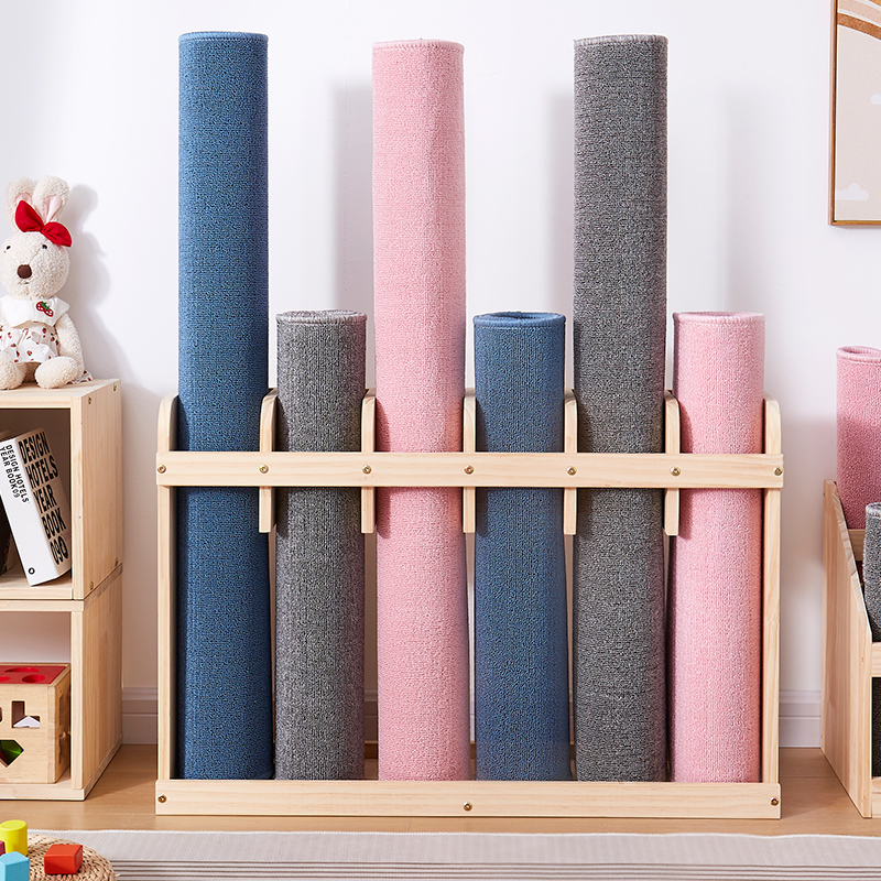 無垢材フロア収納ラック ジム機器オーガナイザー 教室フィット - Yoga Fitness Room のレビューと価格