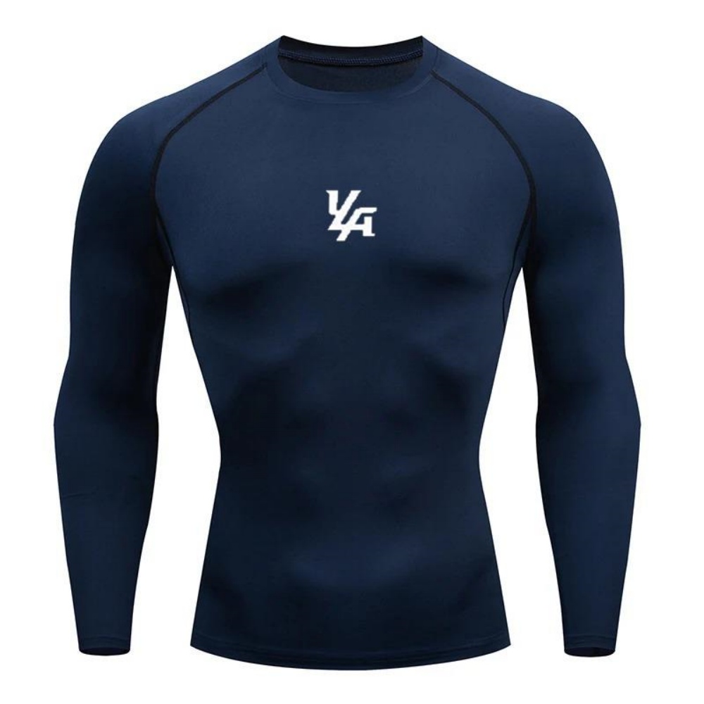メンズスポーツコンプレッション長袖トップス　伸縮性・通気性抜 - Yoga & Fitness Center のレビューと価格