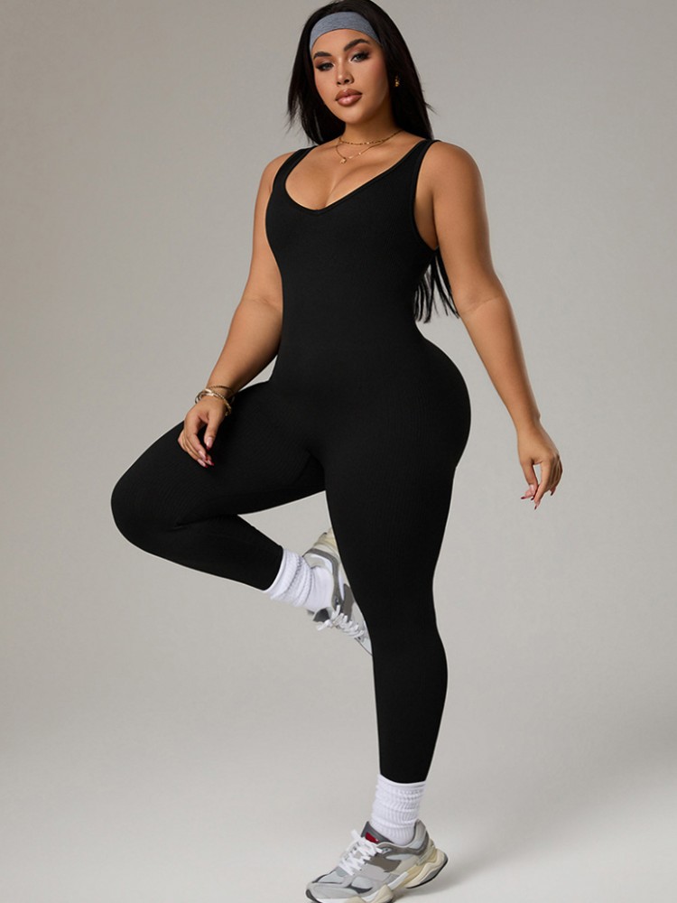 プラスサイズの女性用トラックスーツ、ジムワークアウトスポーツ - Yoga Fitness Workout のレビューと価格