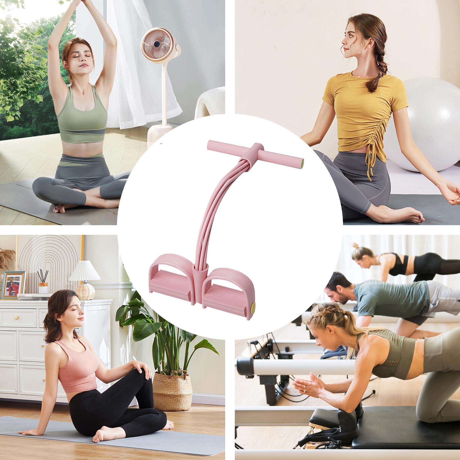 ペダルプーラー 6チューブ弾性トレーニングプルロープ フィッ - Yoga Fitness Hotel のレビューと価格