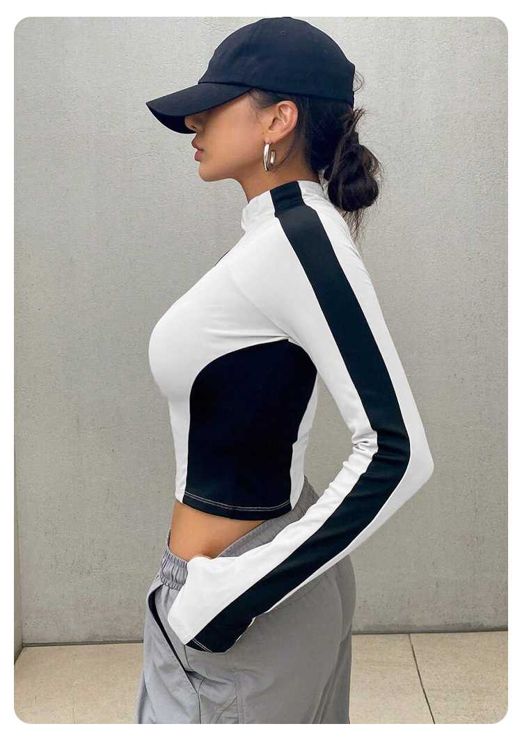 ヨガ服スタンドアップカラージャケットアウトドアスポーツ長袖女 - Yoga & Fitness Center のレビューと価格