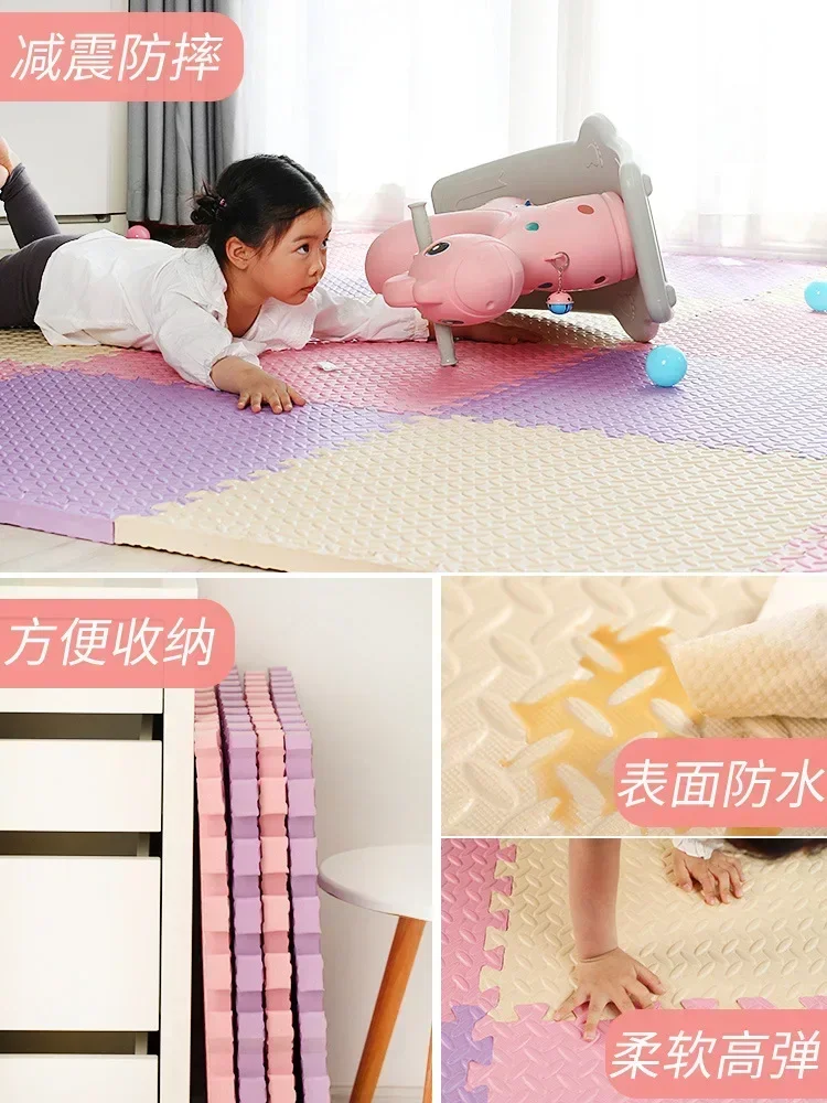 保護EVAリーフグレインフロアマット ヨガフィットネス滑り止 - Yoga Fitness Room のレビューと価格