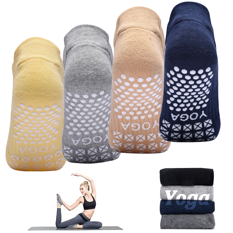女性ノンスリップヨガソックスシリコーン屋内綿包帯バックレスピ - Yoga Dance & Fitness Center Llc のレビューと価格