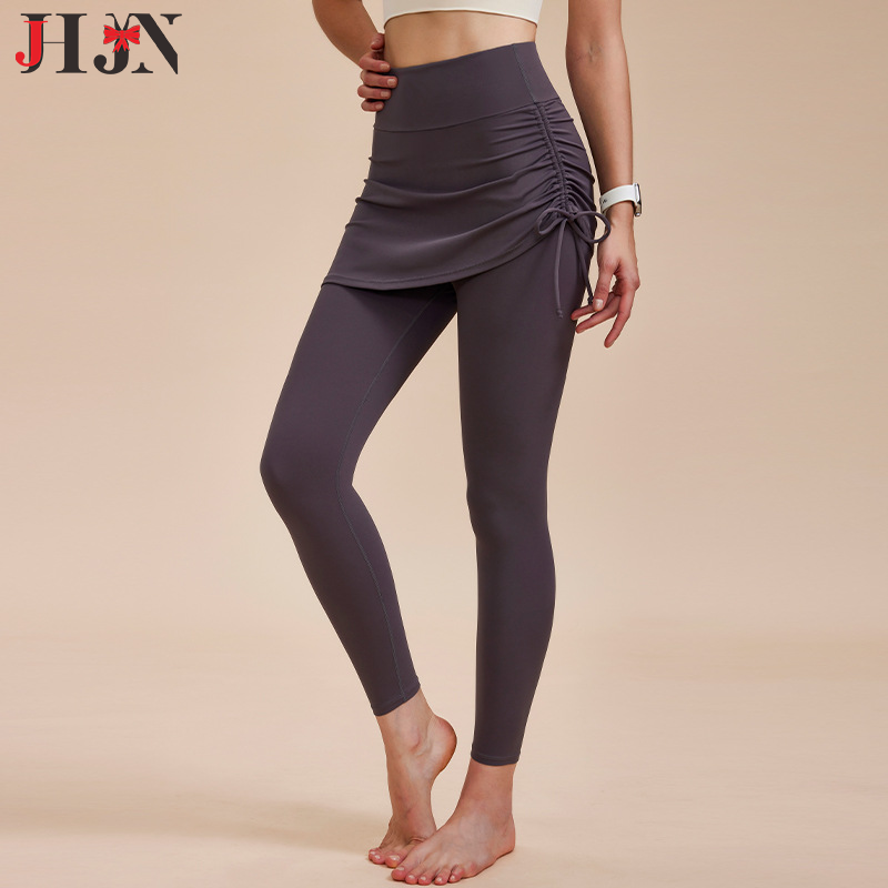 JHJN スポーツスカートとパンツヨガドローロープスポーツダ - Yoga Fitness Drawing のレビューと価格